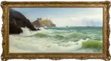 AKA Joseph Donahue oil on canvas by David James, 1887, oil on canvas, sold Jul 2023