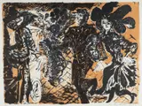 Costers Dancing by Ceri Richards limited edition, lithograph, sold Jul 2023