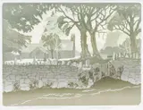 St Hywel by Bernard Green limited edition, print, sold Jul 2023