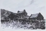 Hendre, Waelod by Kyffin Williams Ra limited edition, print, sold Jul 2023