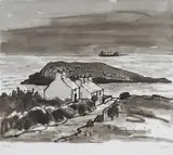 Moelfre by Kyffin Williams Ra limited edition, print, sold Jul 2023