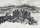 Print - Conwy Castle by Kyffin Williams Ra limited edition, print, sold Jul 2023