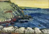 Untitled by Fred Yates, oil on canvas, sold Jul 2023