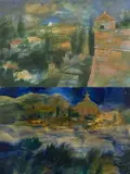 Untitled by Ronald Lowe, oil, offered Jul 2023
