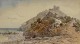 Crikieth by William James Boddy, watercolour, sold Jul 2023