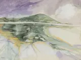 Untitled by Ronald Lowe, watercolour and body, offered Jul 2023