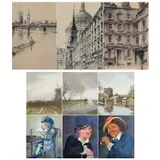 View of Watling St. by Assorted Pictures comprising William Monk, pencil, offered Jul 2023