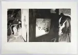 etching diptych, 'The Mystical Inn', signed and numbered, (PL) 38 x 74cm by Patrick Pye, etching, sold Jul 2023