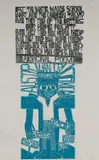 Australian Crucifixion by Paul Peter Piech, 1988, lithograph, sold Jul 2023