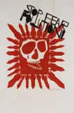 Stop Fear Pollution by Paul Peter Piech, 1988, lithograph, sold Jul 2023