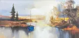 Untitled by Wilfred Lang, oil on canvas, offered May 2023