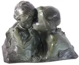 La Grande Soeur by Henri Pernot, bronze, sold Feb 2022