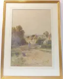 A large by John Fullwood, watercolour, sold Jan 2022
