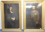 A large pair of late 19th/early 20th century gilt framed three-quarter by James Sant, oil on canvas, offered Dec 2021