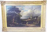 Clearing up After a Storm' (1858) by George Chester, oil on canvas, offered Oct 2021