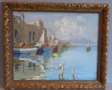 A gilt framed by Eugenio Tano, oil, sold Oct 2021