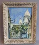 Sacré-Cœur, Paris by Charles J Varney, oil on canvas board, sold Oct 2021