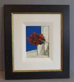 'Deep Blue Sky', oil on canvas, signed and dated (20)'01 (8 x 6 by Henry Huai Xu, oil on canvas, sold Oct 2021