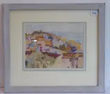 Prospect of Tangiers, Morocco, signed watercolour, titled and by Ernest Yarrow Jones, 1924, watercolour, sold Oct 2021