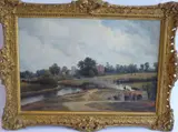 Untitled by Thomas Baker, Oil on canvas, sold Jun 2021