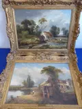 An Old Mill at Little Derwood, Devon’ by George Burrell Willcock, Oil on board, sold Jun 2021