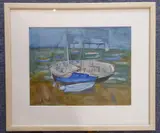 Maldon, Blackwater Estuary by Humphrey Spender, 1983, Mixed media on paper, sold Jun 2021