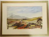 Lleyn Landscape, Garnfadryn by Jay Hadden, mixed media, sold Jun 2021