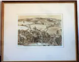Near Stow by William George Gillies, mixed media on paper, offered Jun 2021
