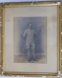 Portrait of 'Capt by E. Popler, 1901, Watercolour signed and dated, sold Jun 2021