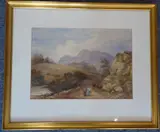 Rustics Meeting on a Country Path by John Syer, Watercolour, offered Jun 2021
