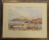 A Busy Day at the Beach, N by Elizabeth Haines, 1990, watercolour, sold Jun 2021
