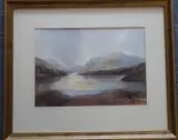 Llyn Padran by Elizabeth Haines, watercolour, sold Jun 2021
