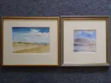 Y Traeth, Llanddwyn by David Grosvenor, watercolour, sold Jun 2021