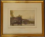 Salisbury by Robert Thorne Waite, Watercolour, sold Jun 2021