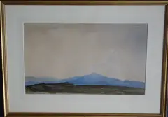View near Arenig Fawr, Bala by Percy Lancaster, Watercolour, offered Jun 2021
