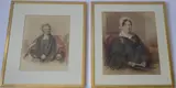 Both half-length and by George Richmond, 1843, Pencil & watercolour, offered Jun 2021