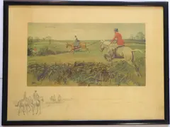 Snaffles by Charles Johnson Payne, print, sold Jun 2021