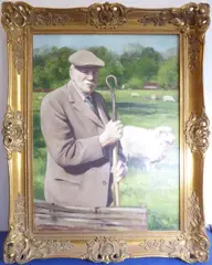 A gilt-framed by John Edwards, oil on canvas, sold May 2021