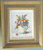 Posy in an Enamel Mug'; signed lower right, together with its 2008 S.& V by Johannes Eerdmans, oil on panel, sold Apr 2021