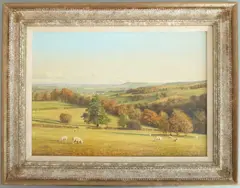 Untitled by Gerald Broom, oil, sold Apr 2021