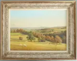 Untitled by Gerald Broom, oil, sold Apr 2021