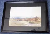 Untitled by Frederick Tucker, watercolour, sold Apr 2021