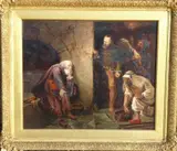 Isaac by Probably Simon van der Ley, oil on panel, offered Mar 2021