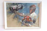 Untitled by Lionel Rouse, oil, sold Feb 2021
