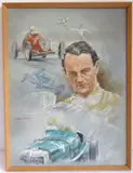 Untitled by Lionel Rouse, oil, sold Feb 2021