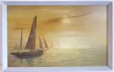 Untitled by Lionel Rouse, oil, sold Feb 2021