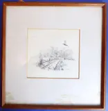 Untitled by Noel Dudley, pencil, offered Feb 2021