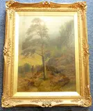 Untitled by Charles Stuart, oil on canvas, sold Jan 2021