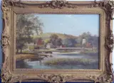 Untitled by William Raymond Dommersen, oil on canvas, sold Oct 2020