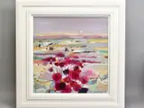 EVENING TUSCANY' a colourful French landscape by Emma S Davis, mixed media on board, sold Jul 2020